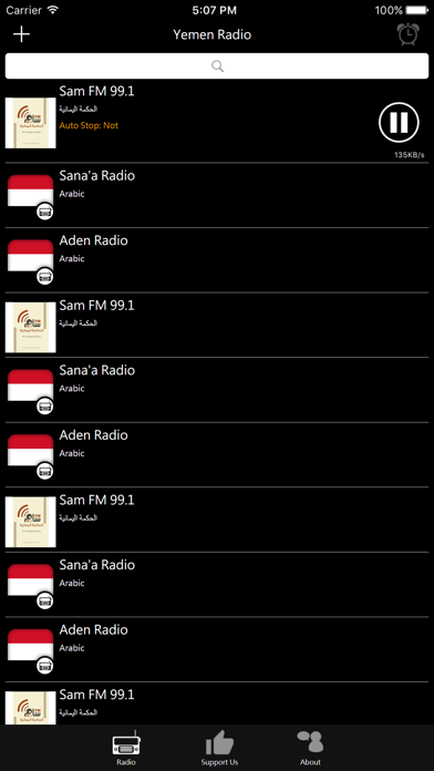 Yemen Radio iPhone screenshot 2 - Entertainment app