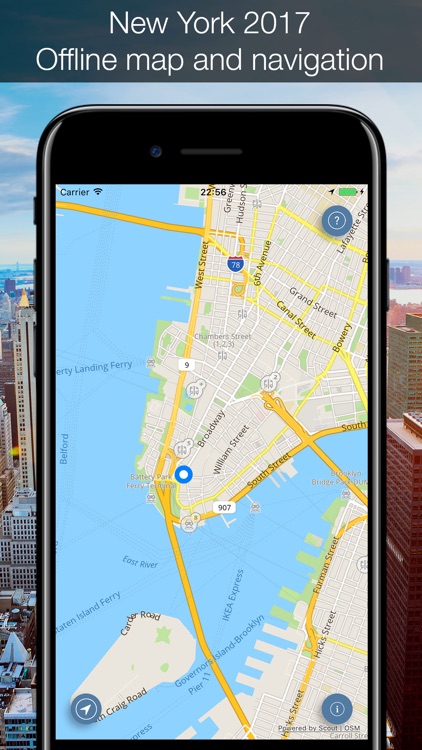New York 2017 — offline map and navigation!