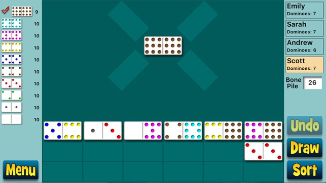 Chickenfoot Dominoes