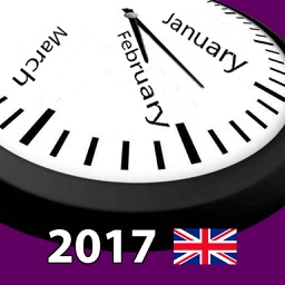 2017 UK Holiday Calendar AdFree