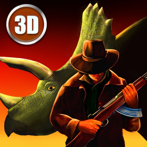 Dinosaur Jurassic Hunter 3D Icon