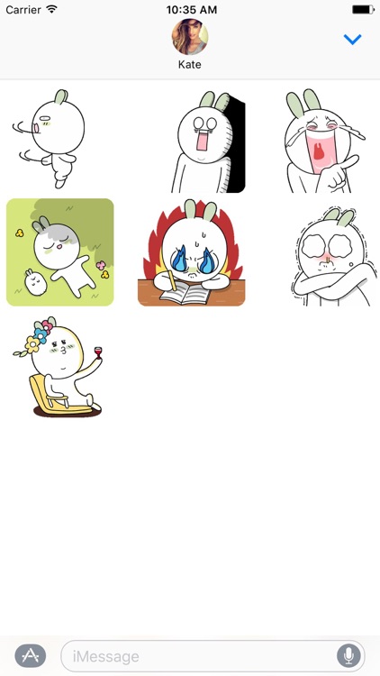 Spring Bunny - Animated GIF Rabbit Stickers by Hiep Nguyen Van