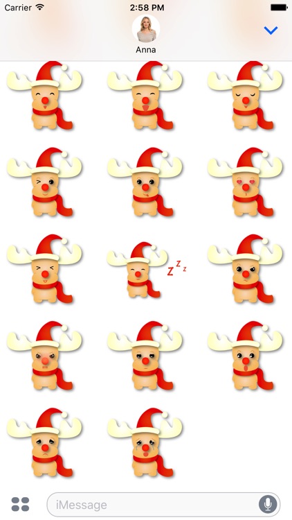 Rudolf - Christmas Emoji screenshot-4