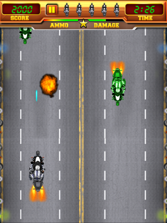 Screenshot #5 pour Stunt bike street wars jeu