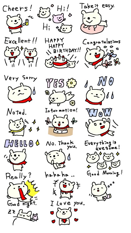 Pop Bear Stickers!!