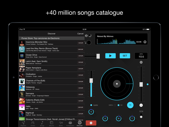 Screenshot #2 for deej - DJ turntable. Mix, record, share your music