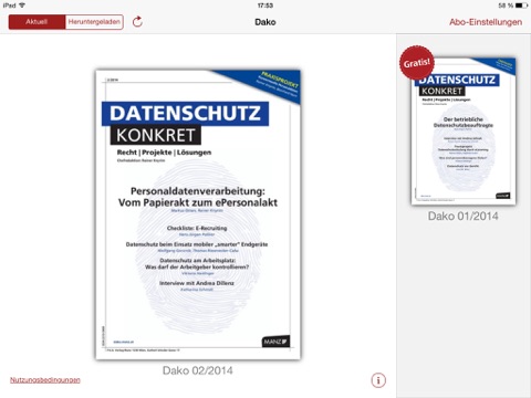 DAKO – Datenschutz konkret screenshot 2