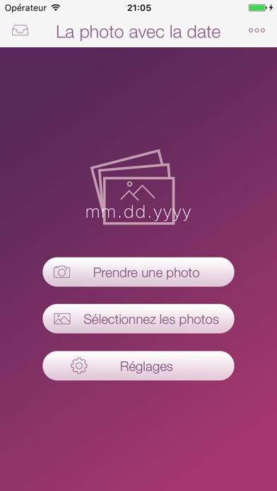 Screenshot #1 pour Photo Stamp Simple Free