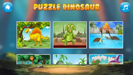 dinosaur puzzle learning games for kindergarten