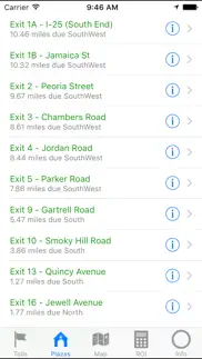 denver e-470 toll road 2017 iphone screenshot 2