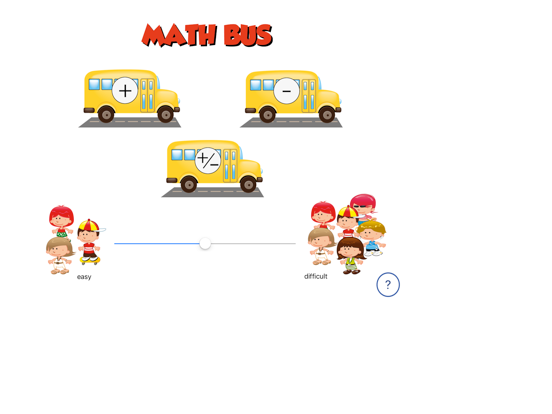 Math Bus iPad screenshot