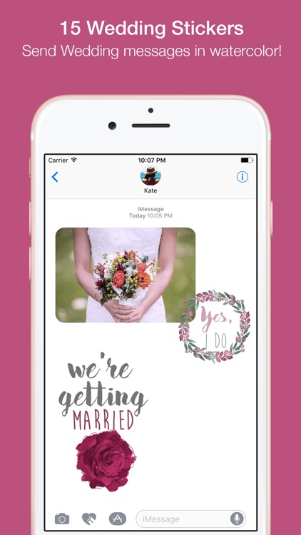 Wedding Watercolor Stickers