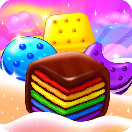 Cookie Crusher - Macaroon Mania Match 3 Icon