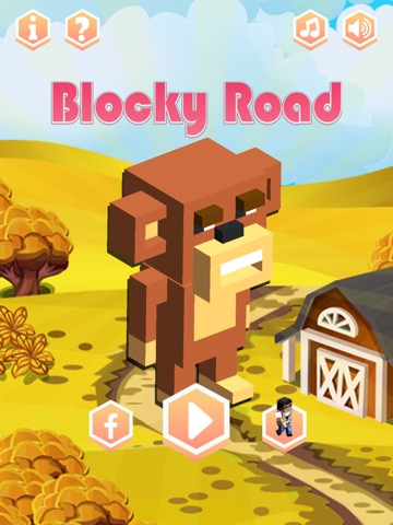 blocky endless risky road gamesのおすすめ画像1
