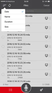 voice recorder for dropbox iphone screenshot 3
