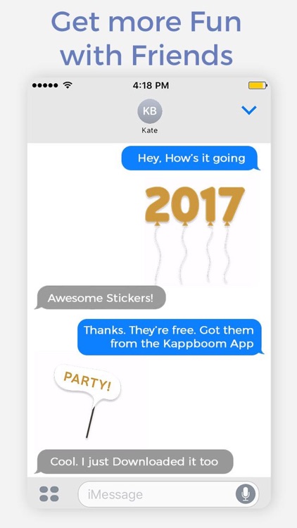 New Year 2017 Stickers