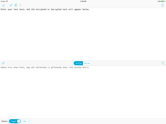 Ciphers: Solve the Enigma