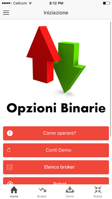 Screenshot #1 pour Opzioni Binarie Trading Italia