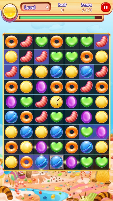 キャンディーマッチパズルゲームのおすすめ画像1
