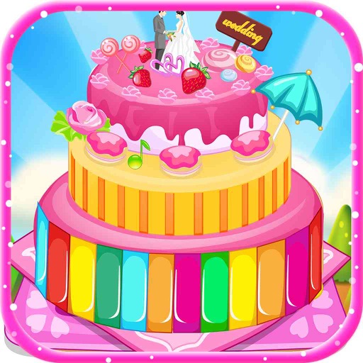 Princess Cake Party - Design food Games for girls icon