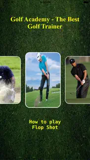golf training and coaching iphone screenshot 1