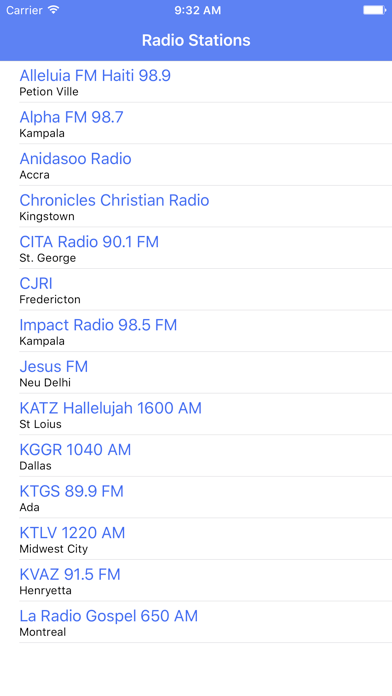 Screenshot #1 pour Radio Channel Gospel FM Online Streaming
