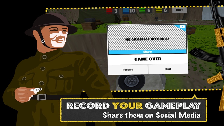 #5. Tank Multiplayer : Mini Wojna (iOS) Podle: bhuvanyu Singh