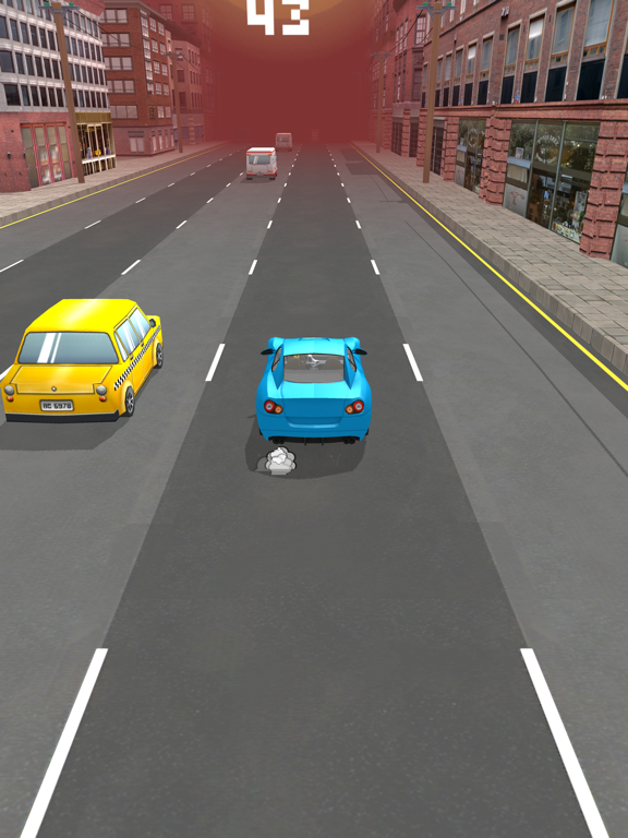 fast car race accident driving extreme racing game iPad screenshot