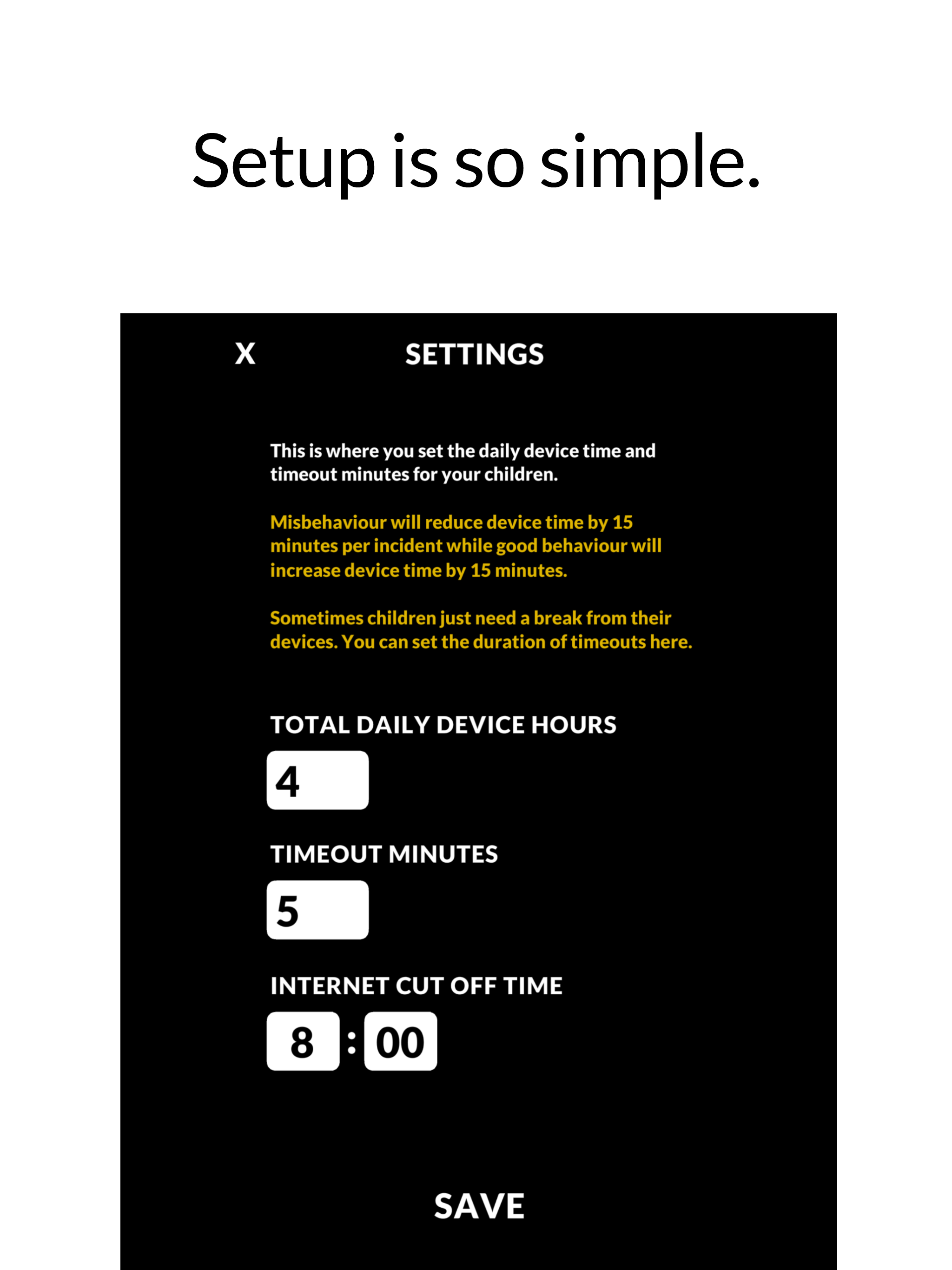 Time Out - Managing Your Childs Device Time