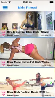 how to get your bikini body fitness videos iphone screenshot 3