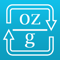 App Icon for Ounces to grams and grams to oz weight converter App in Slovakia IOS App Store