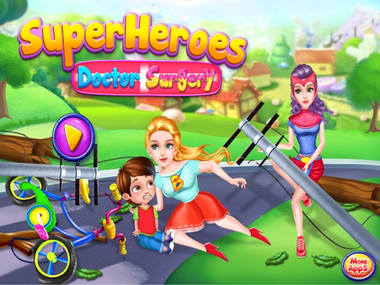 Screenshot #5 pour Superheroes Chirurgie du médecin Jeu Super héros