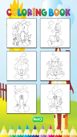 Game screenshot House Coloring Book - Activities for Kid hack