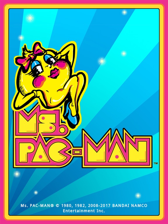 Screenshot from Ms. PAC-MAN for iPAD Lite