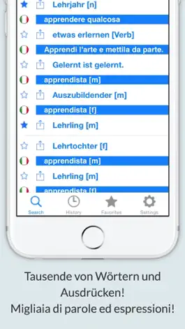 Game screenshot Dictionary German Italian apk