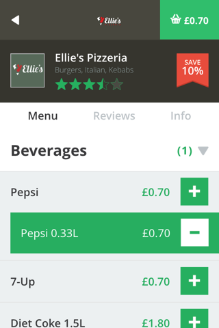 Ellies Pizzeria screenshot 4
