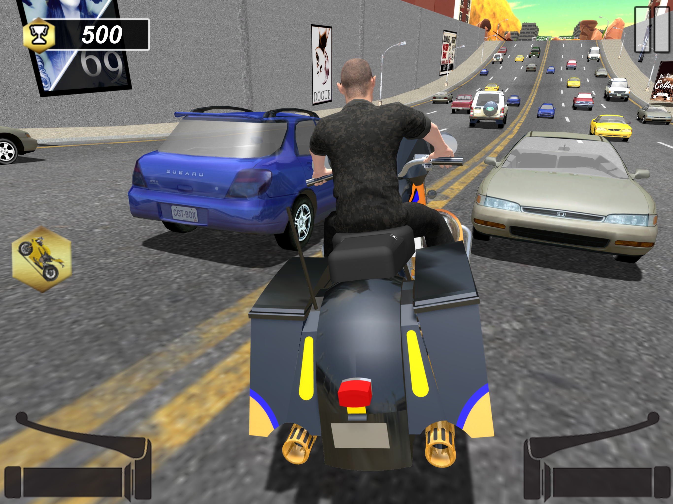 Traffic GT Bike Racer stunts Drive: Highway