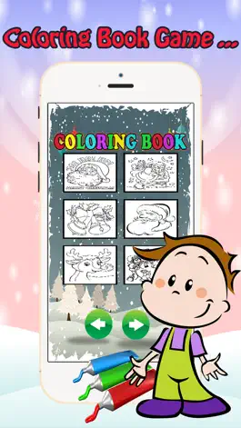 Game screenshot Color Santa:Christmas Coloring Book Pages Fun Kids hack