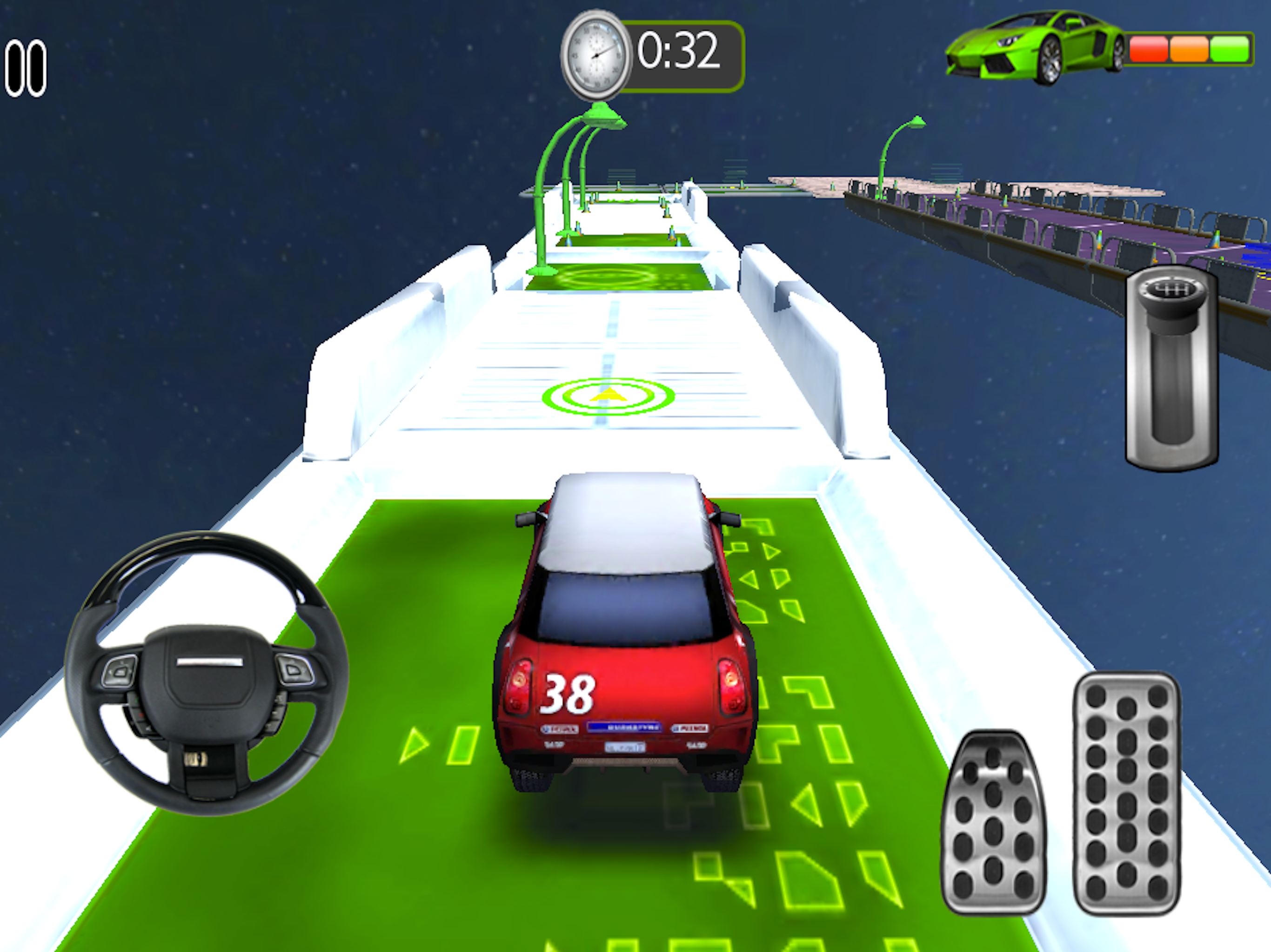 Space Car Parking 3D 2017 screenshot 6