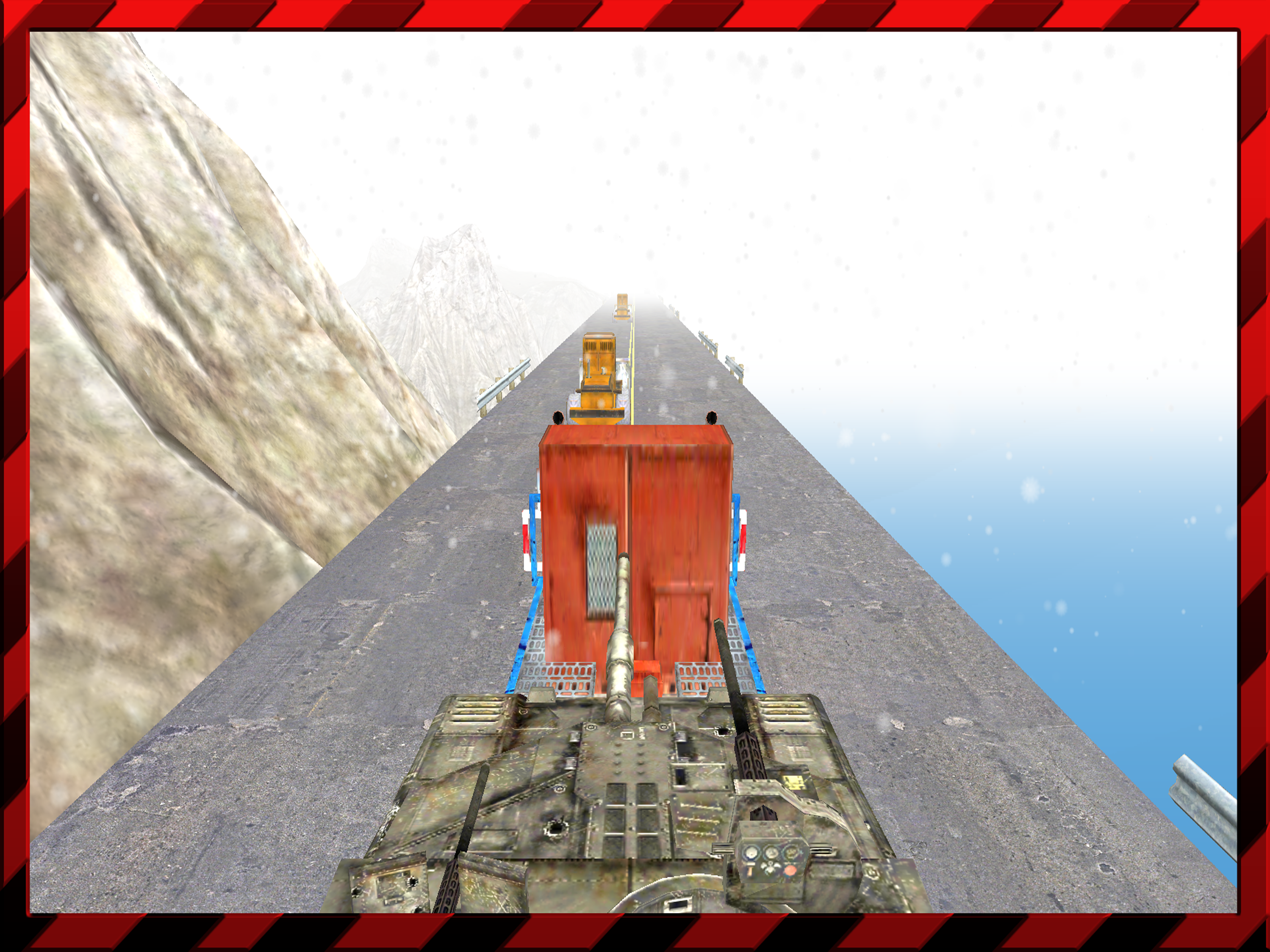 Military Tank Transporter Truck Mountain Simulator