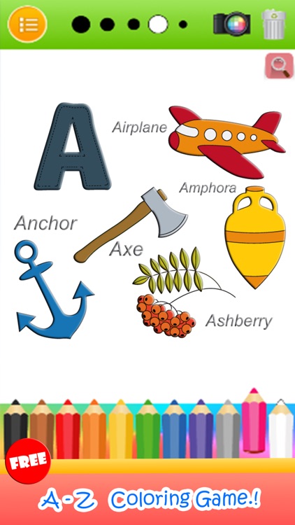 ABC Coloring Book Paint & Draw Page Games For Kids