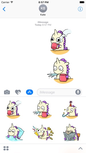 Unicorn Sticker - pony stickers for iMessage(圖2)-速報App
