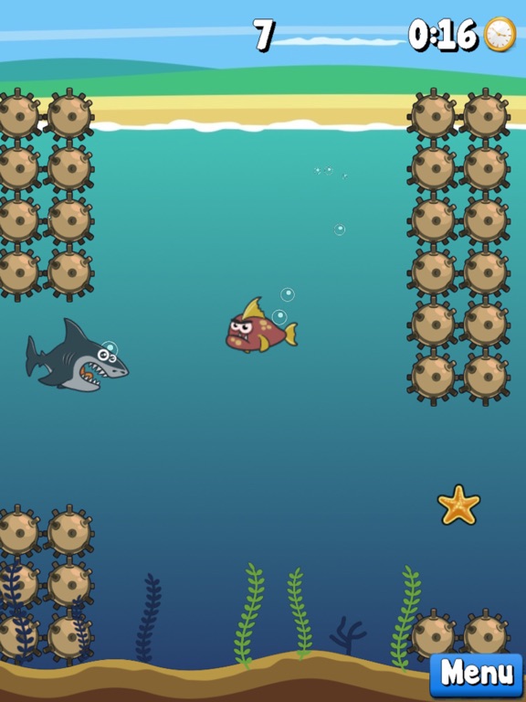 Screenshot #6 pour Splashy Sharky - Don’t get mines in endless road!