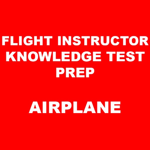 Flight Instructor Knowledge Test Prep for iPad icon