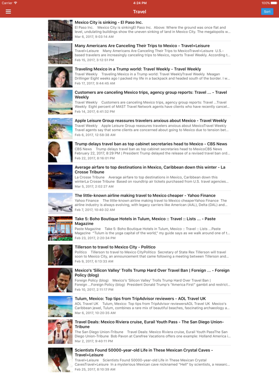 Mexico News in English & Radio - Latest Headlines iPad screenshot 5 - News app