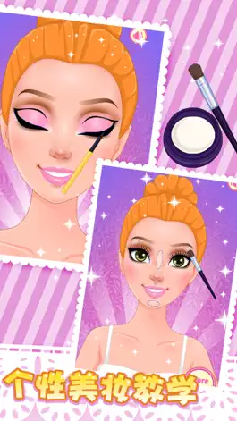 Game screenshot Pink Cut Crease Makeup Tutorial - Girls Salon Game apk