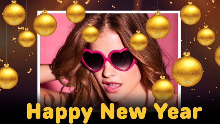 New Year Greetings Card & Frames