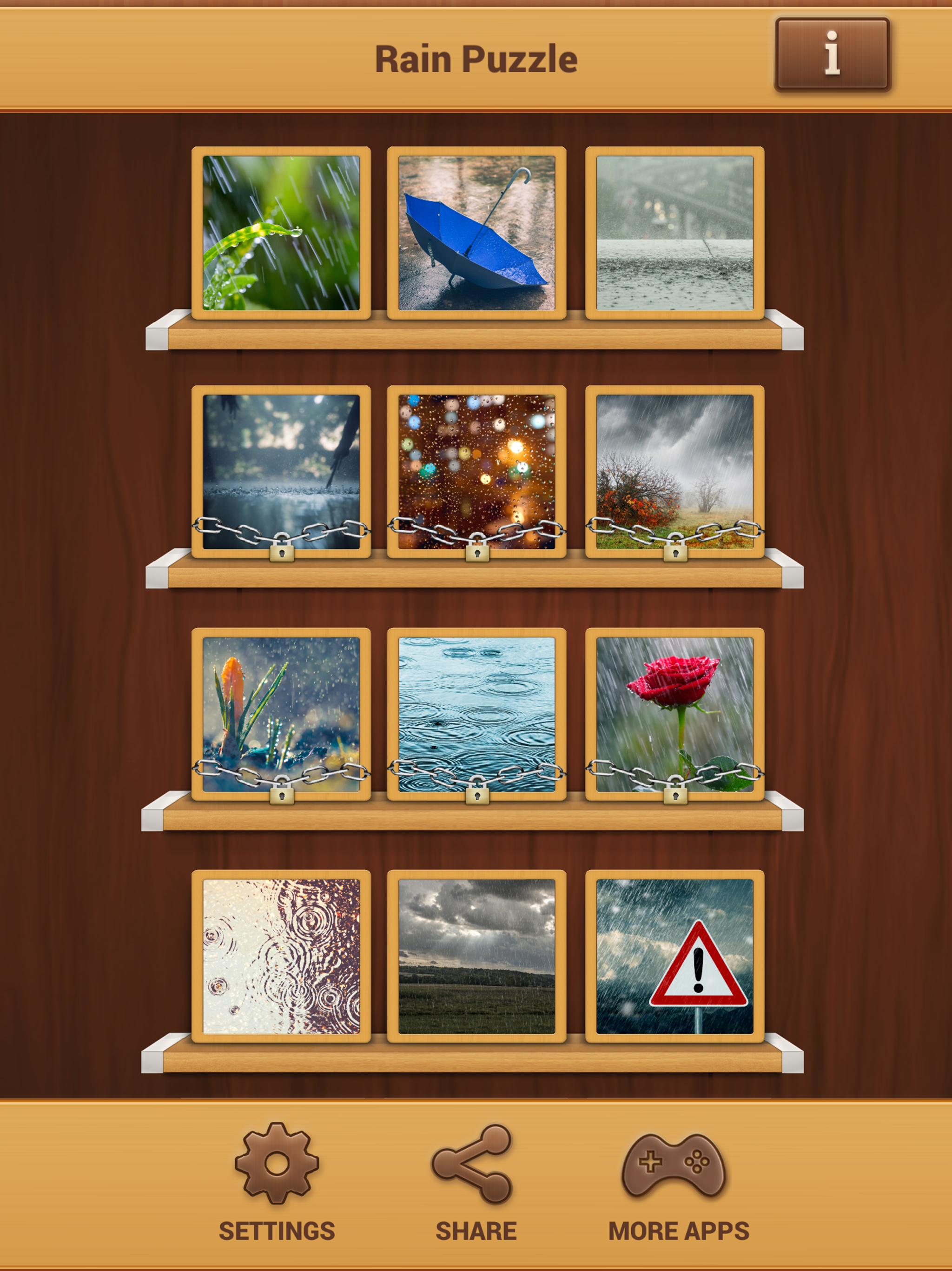 Rain Puzzle - Relaxing Picture Jigsaw Puzzles