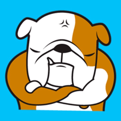 Cool Bulldog Stickers icon