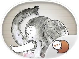 Cute Funny stickers Cartoon Buntorn V